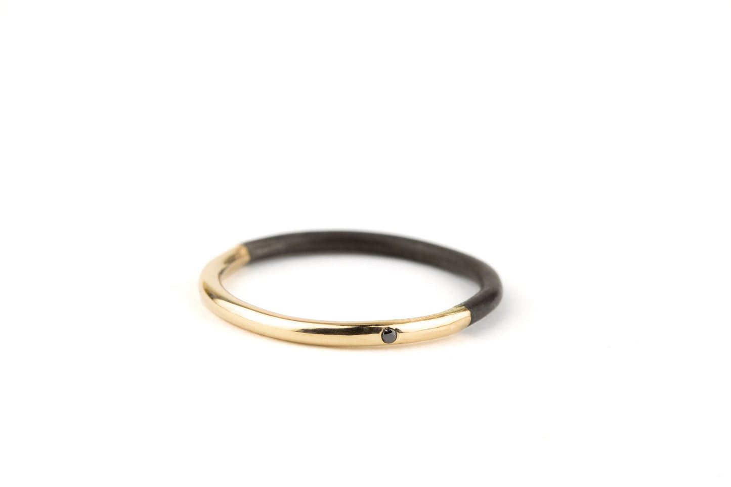 50/50 Ring with Stone -rings- Lindsey Snell