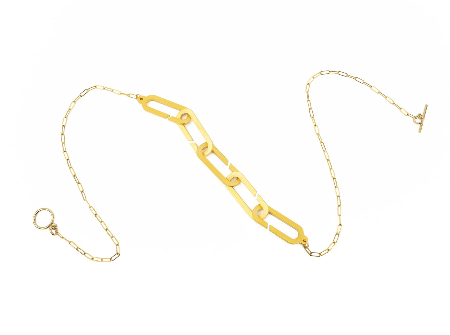 Big and Little Chain Necklace -Necklaces- Lindsey Snell