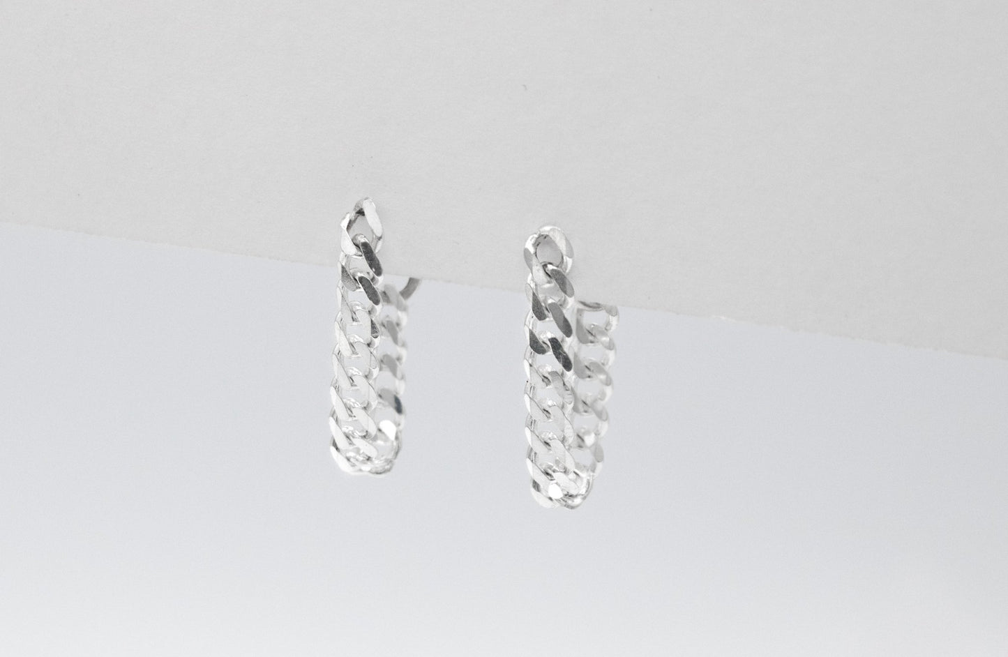 Endless Curb Chain Earrings -Earrings- Lindsey Snell