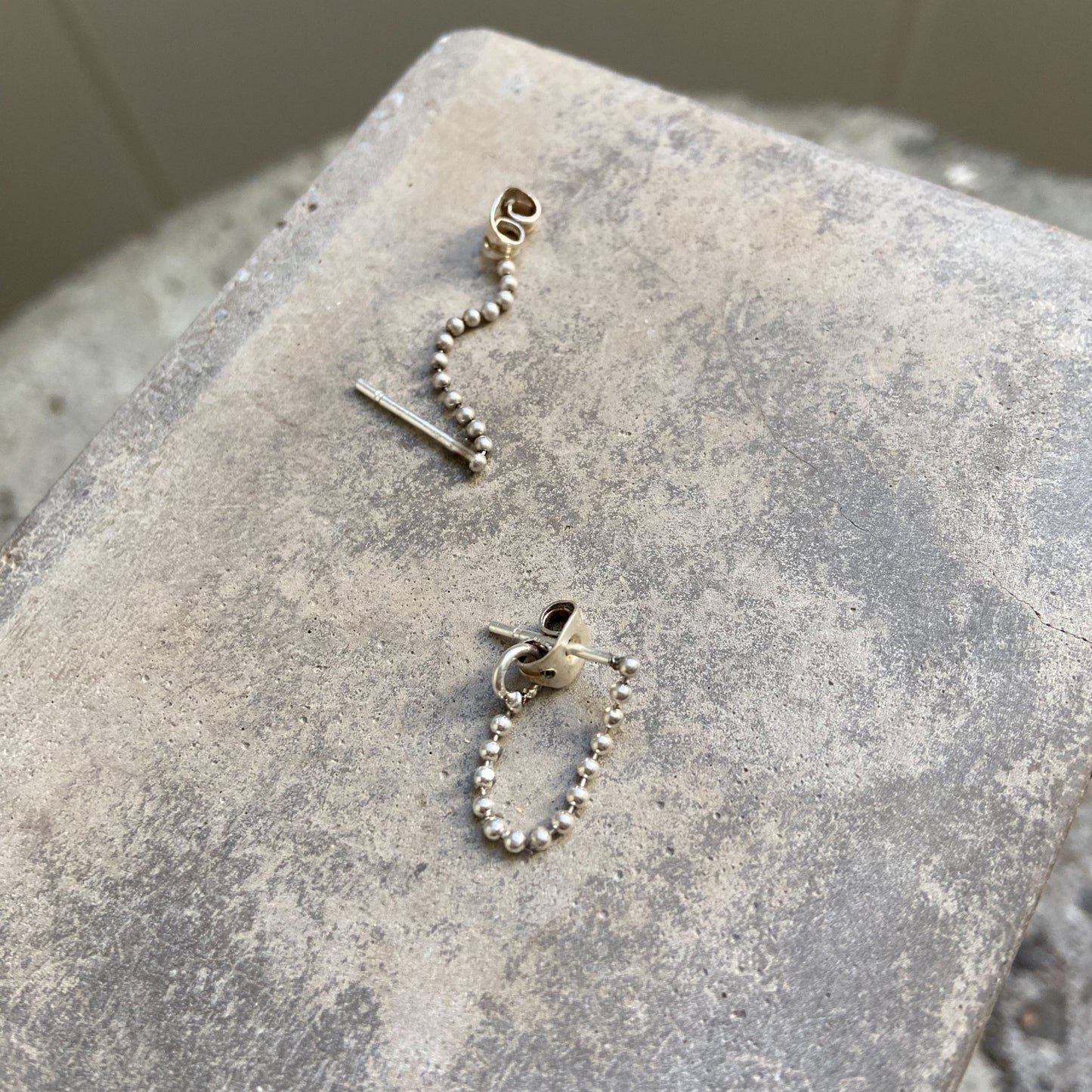 Endless Loop Chain Hoop Earrings -Earrings- Lindsey Snell