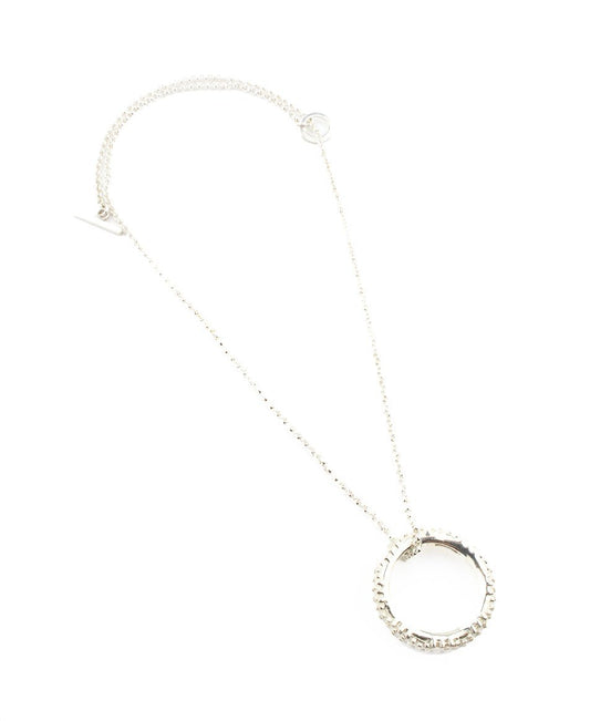 Knobby Silver Charm Necklace -necklace- Lindsey Snell