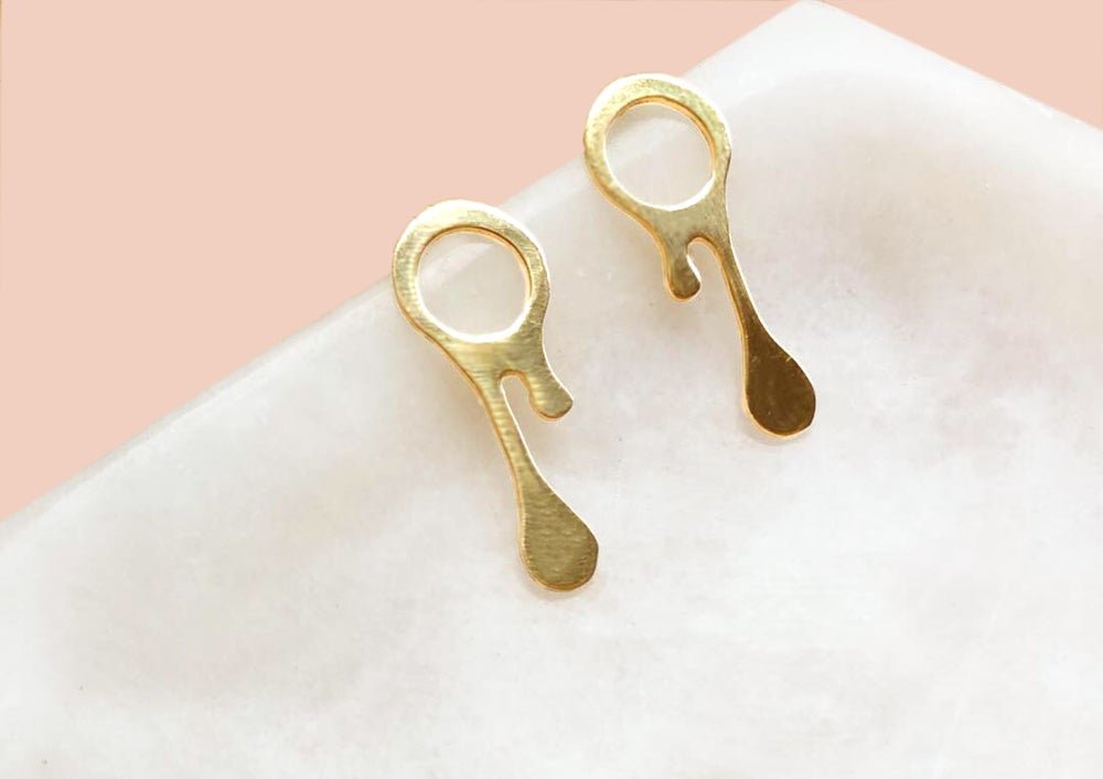 Skinny Drip Studs -earrings- Lindsey Snell