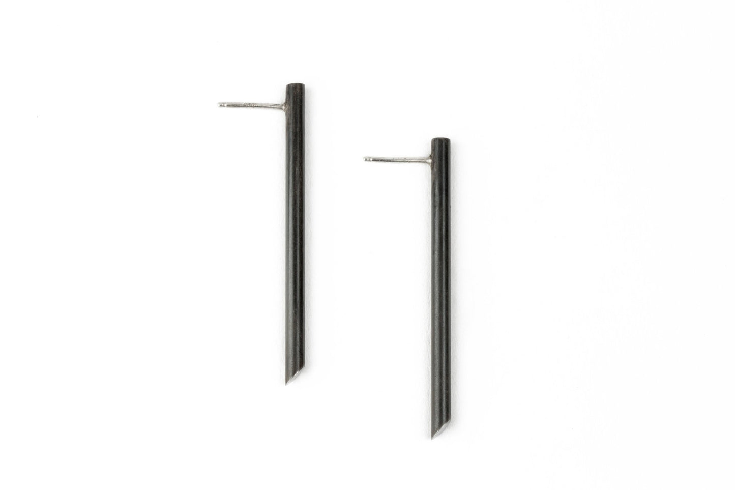 Steel Hard as Nails Earrings -earrings- Lindsey Snell