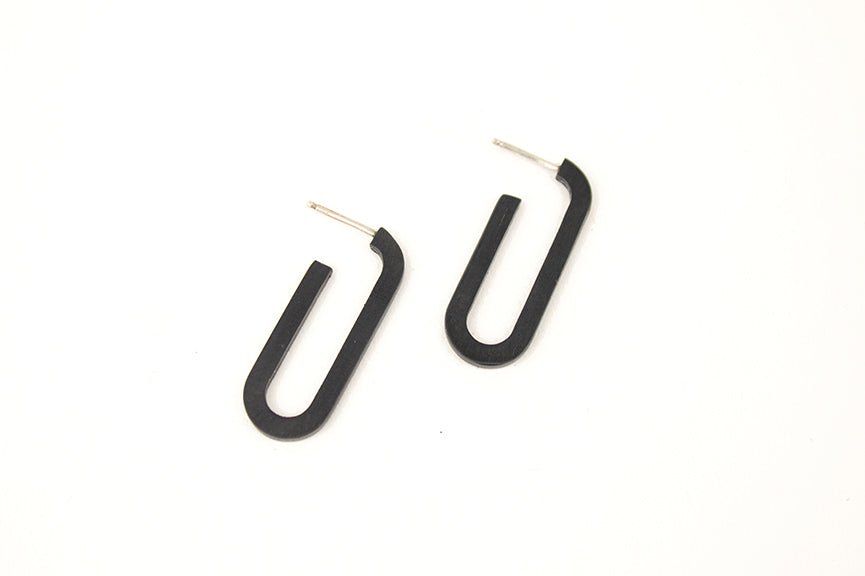 Steel Hoops -earrings- Lindsey Snell
