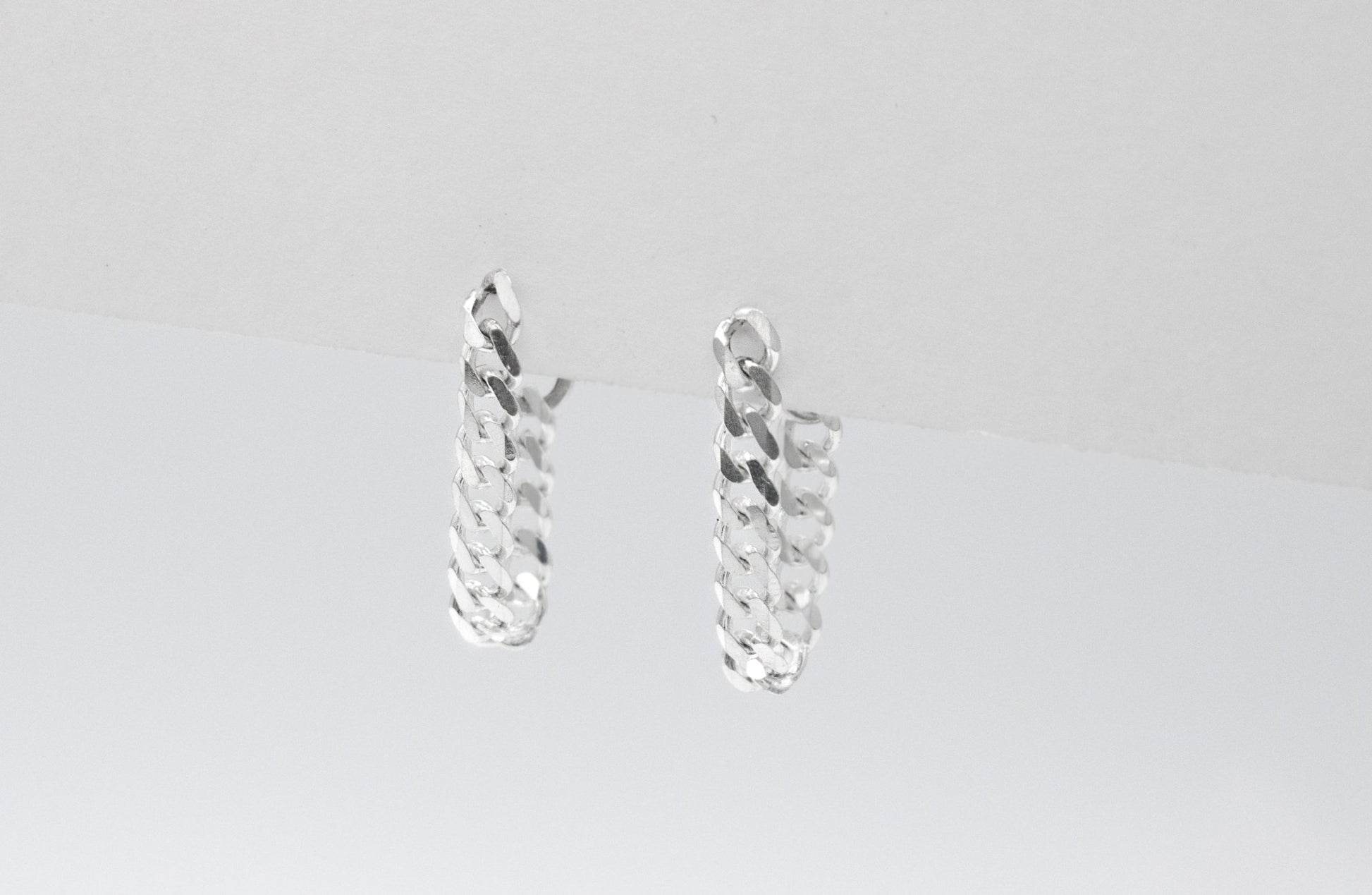 Endless Curb Chain Earrings -Earrings- Lindsey Snell