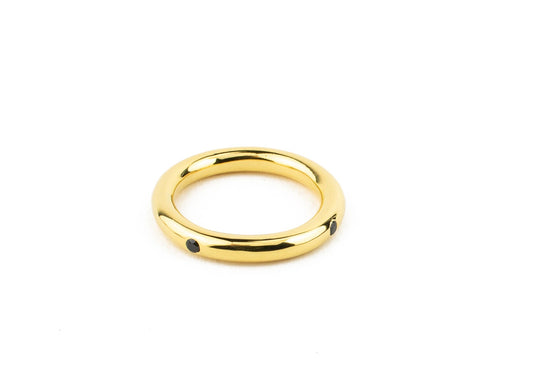 Gold and Spinel Compass Ring -rings- Lindsey Snell