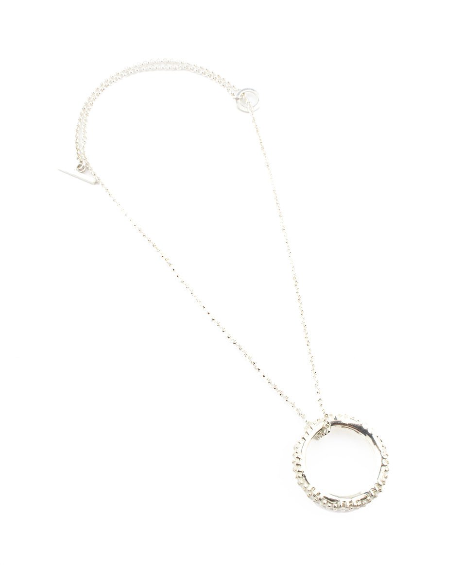 Knobby Silver Charm Necklace -necklace- Lindsey Snell