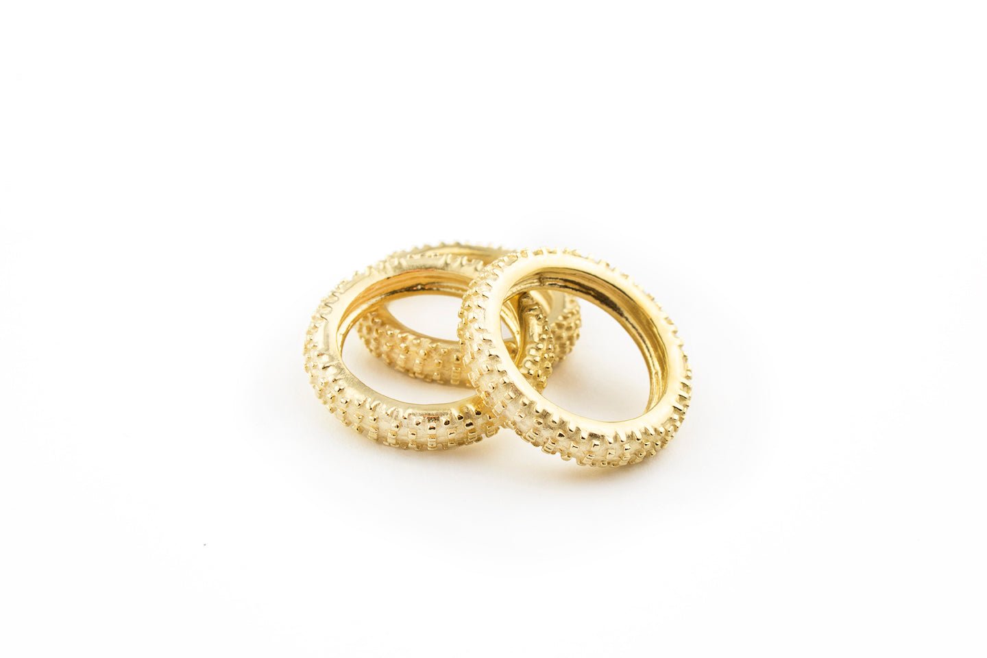 Knobby Tire Ring Solid Gold -rings- Lindsey Snell