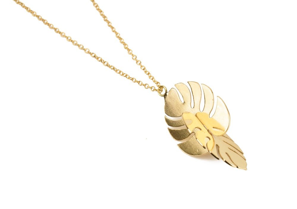 Monstera Deliciosa Necklace -necklace- Lindsey Snell